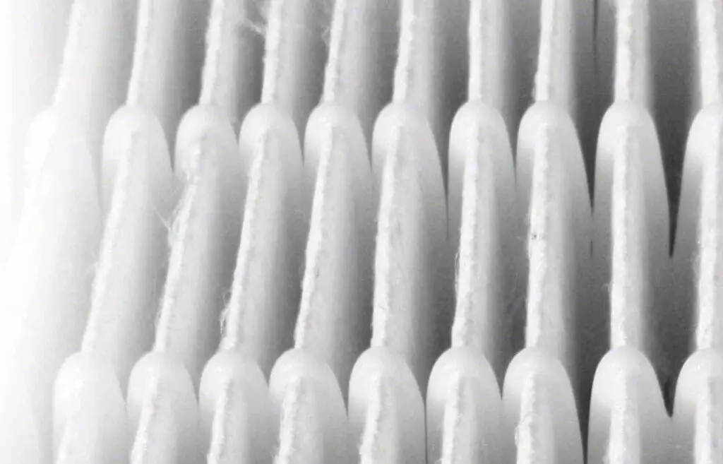 The pleated structure of the Nanomax filter